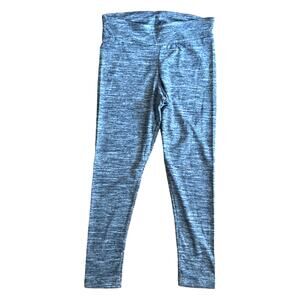 Time and Tru Women's Medium Heathered Gray Leggings Mid-Rise Full Length Gym